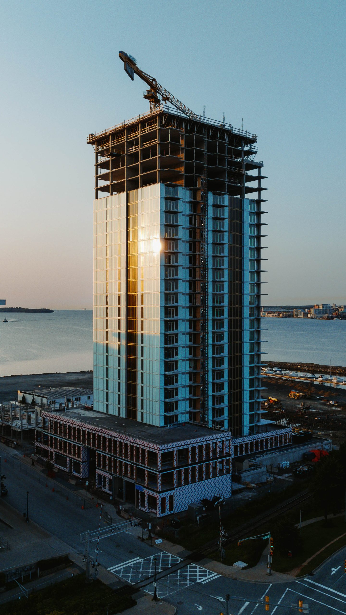 The Kevel under construction